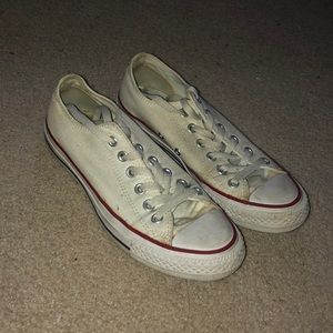 Women’s White Low Top Converse